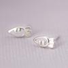 Ohrstecker mit s925 Silbernadel im koreanischen Stil für Damen – Minimalistisches & Persönlichkeitsdesign