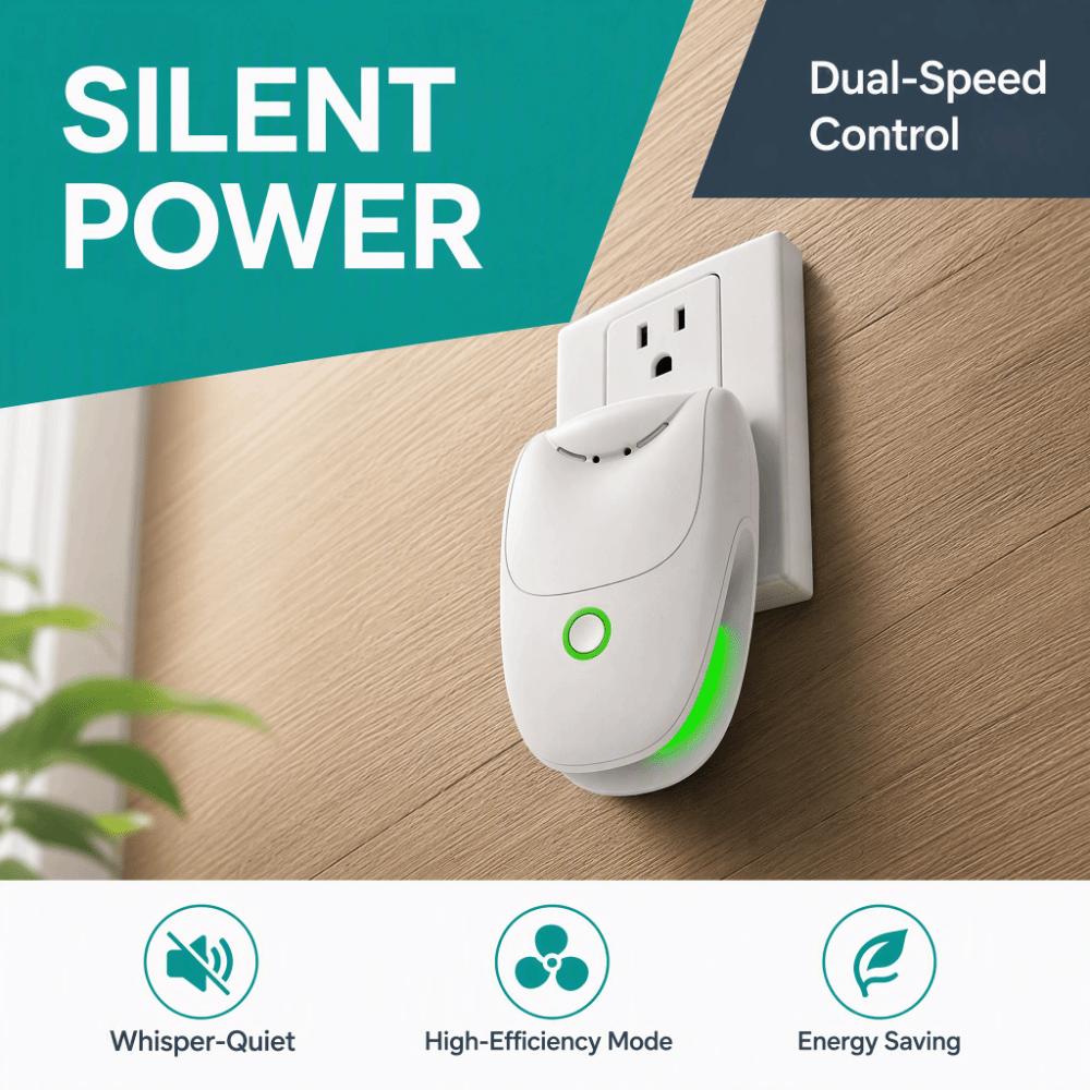 Intelligent Plug In Air Purifier US Plug Air Ionizer Negative Ion Air Purifier Family Use