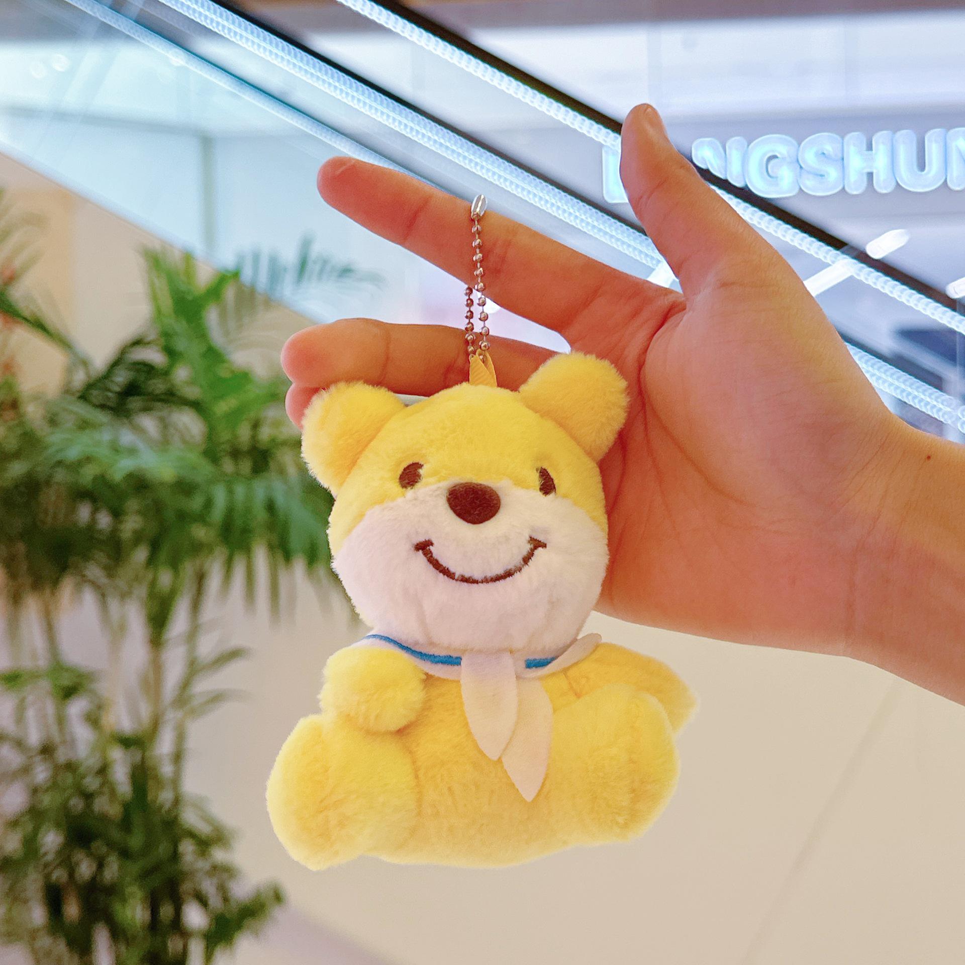 

Плюшевый брелок-шарм «Темно-синий медведь» Height 11cm