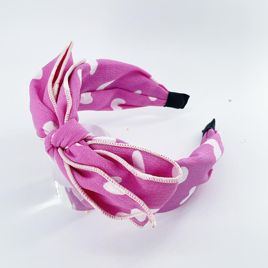 Women Girls Flower Big Knot Bow Hairband Headband Adult Hair Accessories Hair Jewley