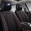 For BMW 1/2pcs Car Accessories Seat Headrest Protective Covers For BMW M X1 X3 X5 X6 X7 E34 E36 E39 E46 F10 F20 Z4 Performance