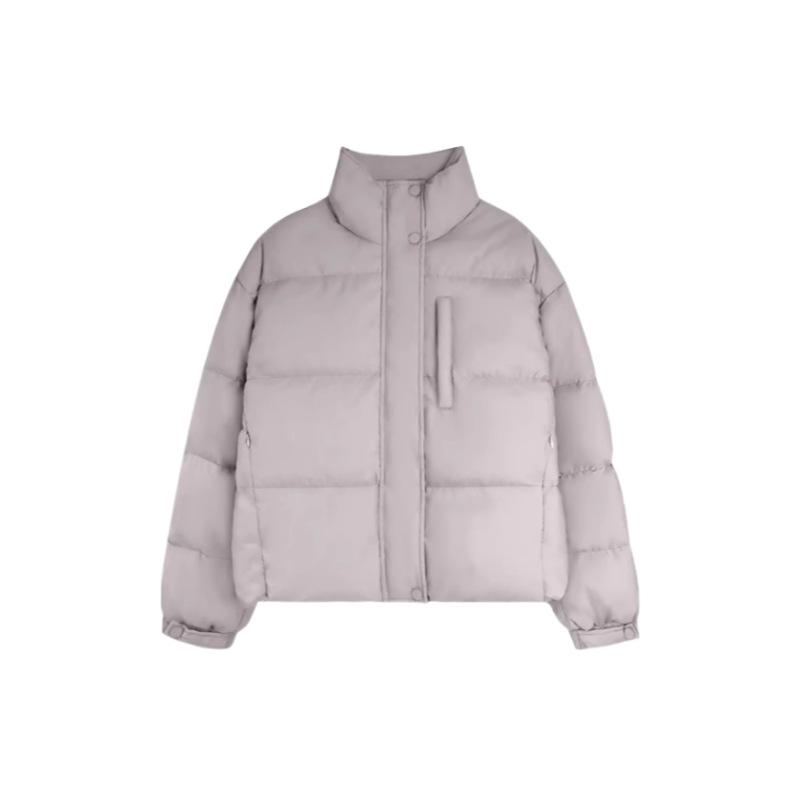Women's 2024 Winter Down Cotton Short Stand-Up Collar Loose-Fit Jacket