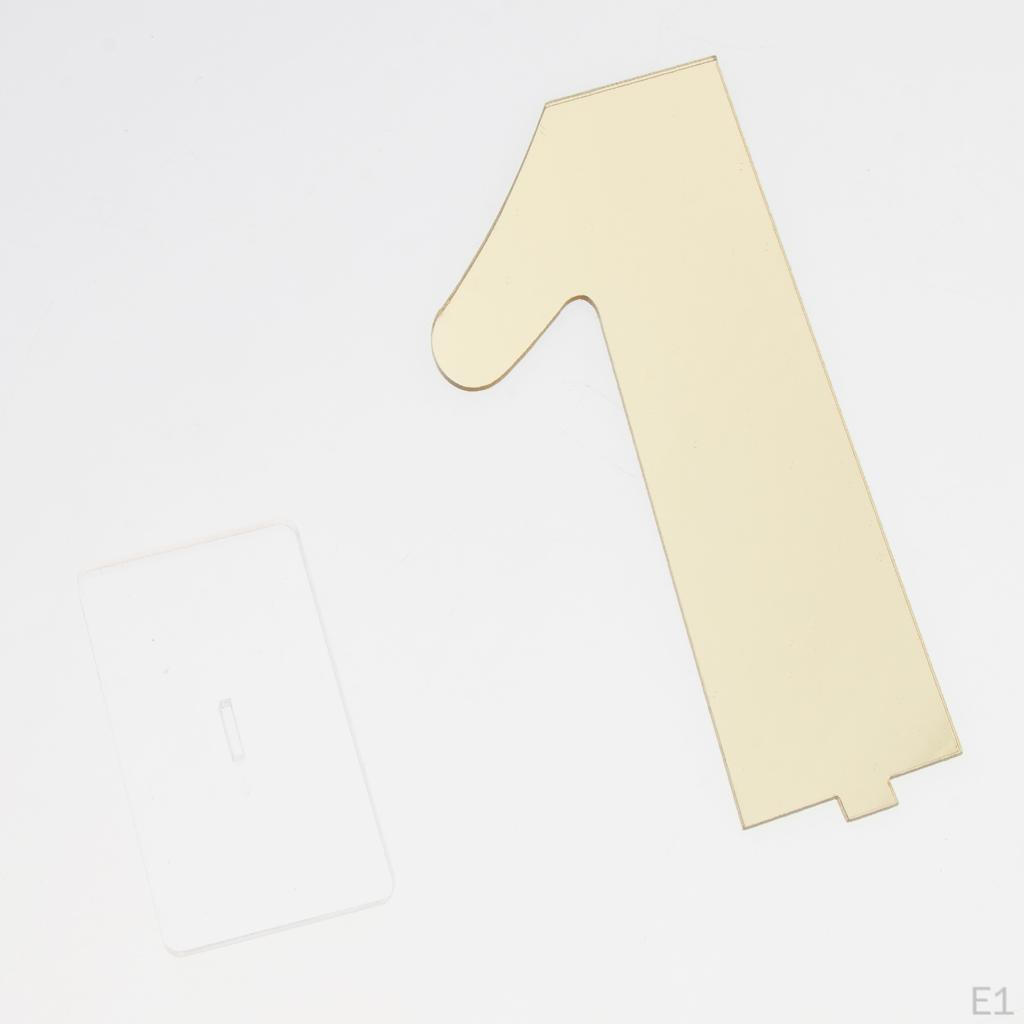 9 Acrylic Table Number Freestanding for Wedding Reception Decor -