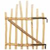 Arch Garden Gate 100 x 120 cm Pressure Treated Hazelwood Natural Brown