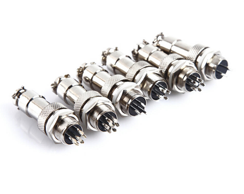 GX12 Aviation Circular Connector Male Plug/& Female Socket Diameter 12mm WS