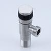 1Pc 304 Stainless Steel Angle Valve G1/2  Water Stop Switch Valve Connector Bathroom Accessories
