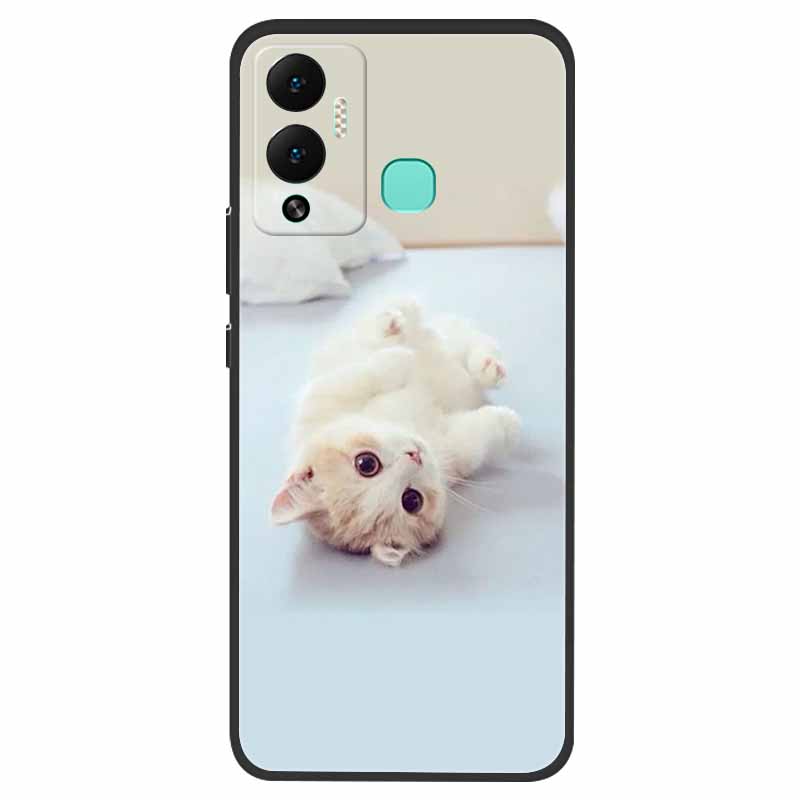 For Infinix Hot 12 Play NFC Case X6816D Shockproof Silicone Soft TPU Phone Cover for Infinix hot12 play NFC Case Bumper Funda