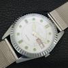 VINTAGE SEIKO 5 AUTOMATIC REFURBISHED JAPAN MENS WHITE DIAL WATCH A444273-1