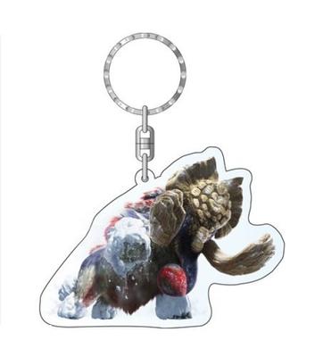 Monster Hunter Cross Besta Presa Gammoth Chaveiro Acrílico