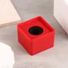 1Pc Durable Microphone Interview Triangle Square Logo Flag Station Abs Plastic Microphone Tv Interview Station Logo Black Hole