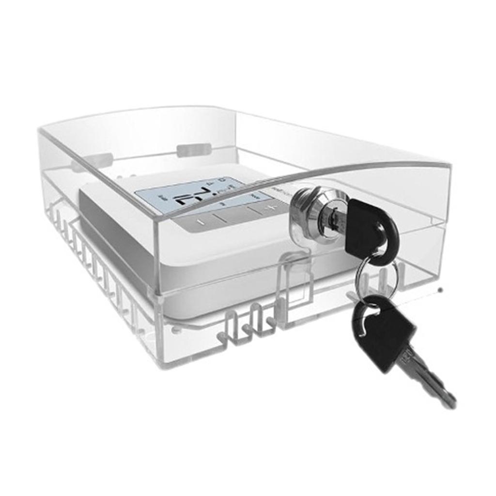 Clear Lock For Thermostat Lockable Box Wall Mount Intelligent Lock Box Protector Thermostat Guard Home Office Equipment