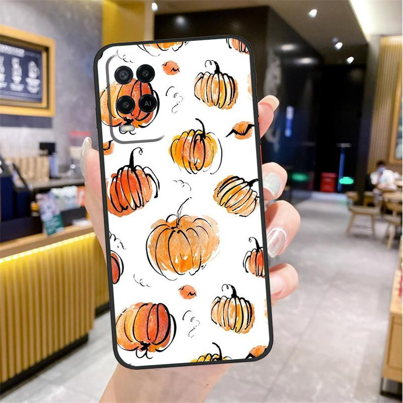 Halloween Pumpkins Case For Oppo A98 A18 A38 A58 A78 A60 A80 A40 A96 A76 A16 A94 A74 A54 A15 A17 A57 A77 A5 Pro