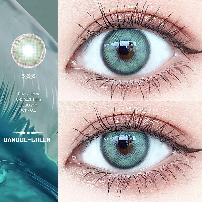 

EYESHARE Новые 1 пара цветных контактных линз для глаз Коричневые контактные линзы Модные голубые линзы для глаз Ежегодные корейские серые контактные линзы