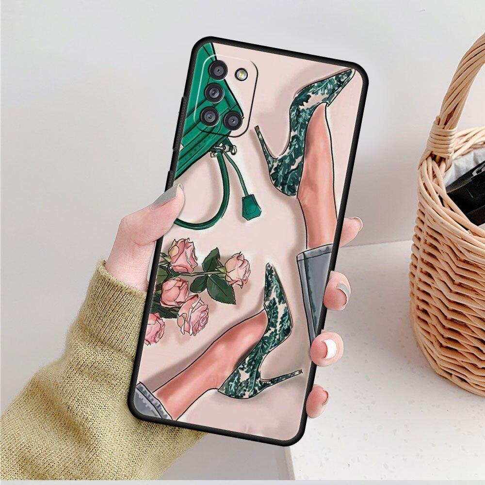 Cell Fundas Woman Girl Super Mom Baby Coque For Samsung A12 A71 A52 A72 A32 4G A02s A31 A41 A21s A51 A22 A52s 5G A13 A23 A73