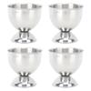 4Pcs Concave Egg Holding Slot Egg Cup Cylindrical Egg Serving  Tray Mini Shot Glass  Hotel Breakfast