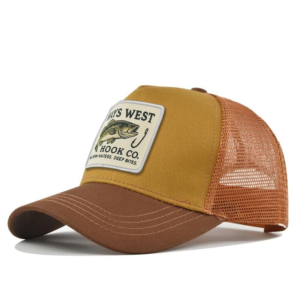 Embroidery Design Fishing Embroidery Baseball Cap High Quality Sunshade Hat  Outdoor Activities 17