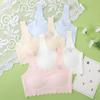 Breathable Ice Silk Seamless One-Piece Training Bra for Girls