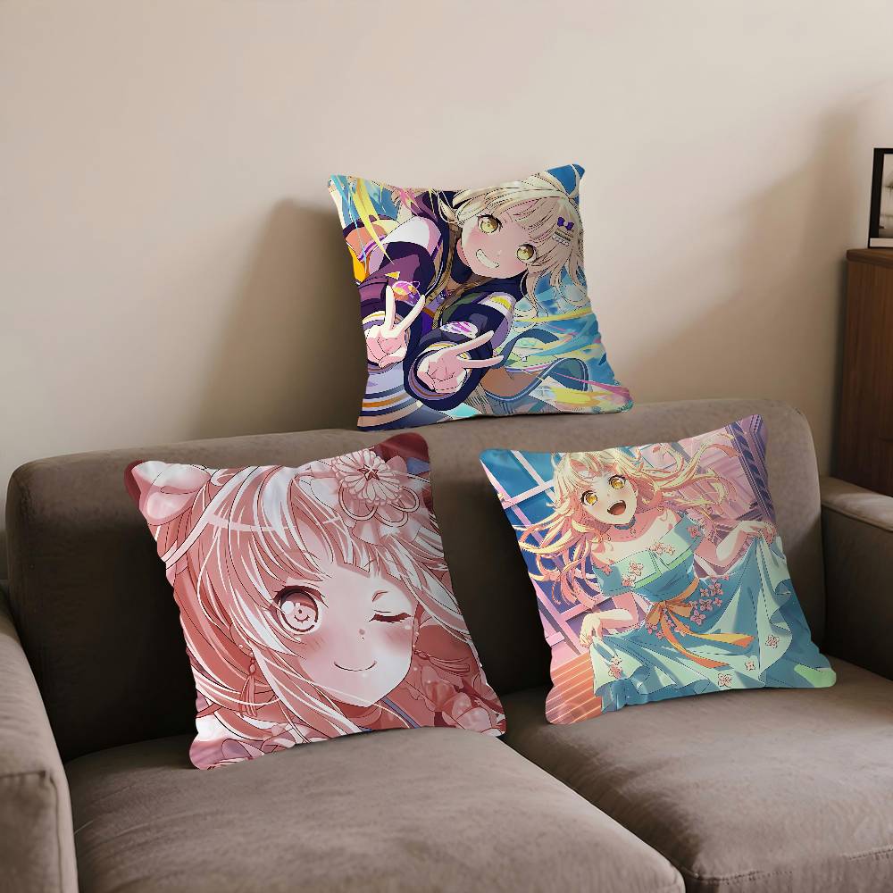 Anime K-Kokoro Tsurumaki Personalized Pillow Dust Cover Bedroom Kids Party Decoration Pillowcase Birthday Children Gift