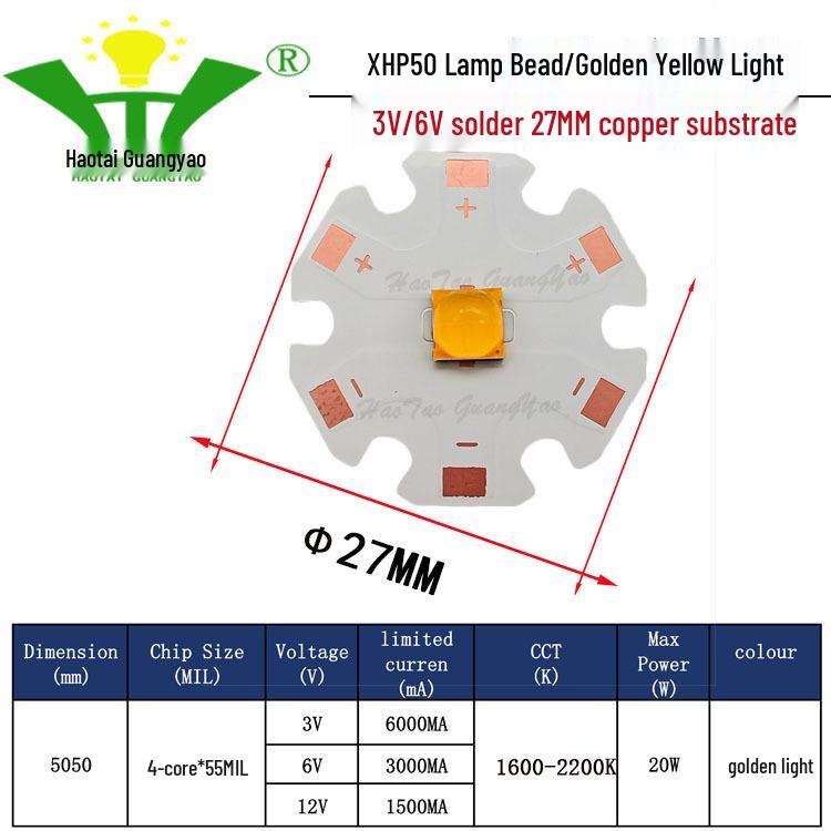 Imitation CREE XHP50 2nd Gen 5050 LED Chip 20W High Power LED Surface Mount Light Source