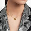 Louis Vuitton Louisette Luxury Personality Metal Necklace Women Necklace Gold M00365