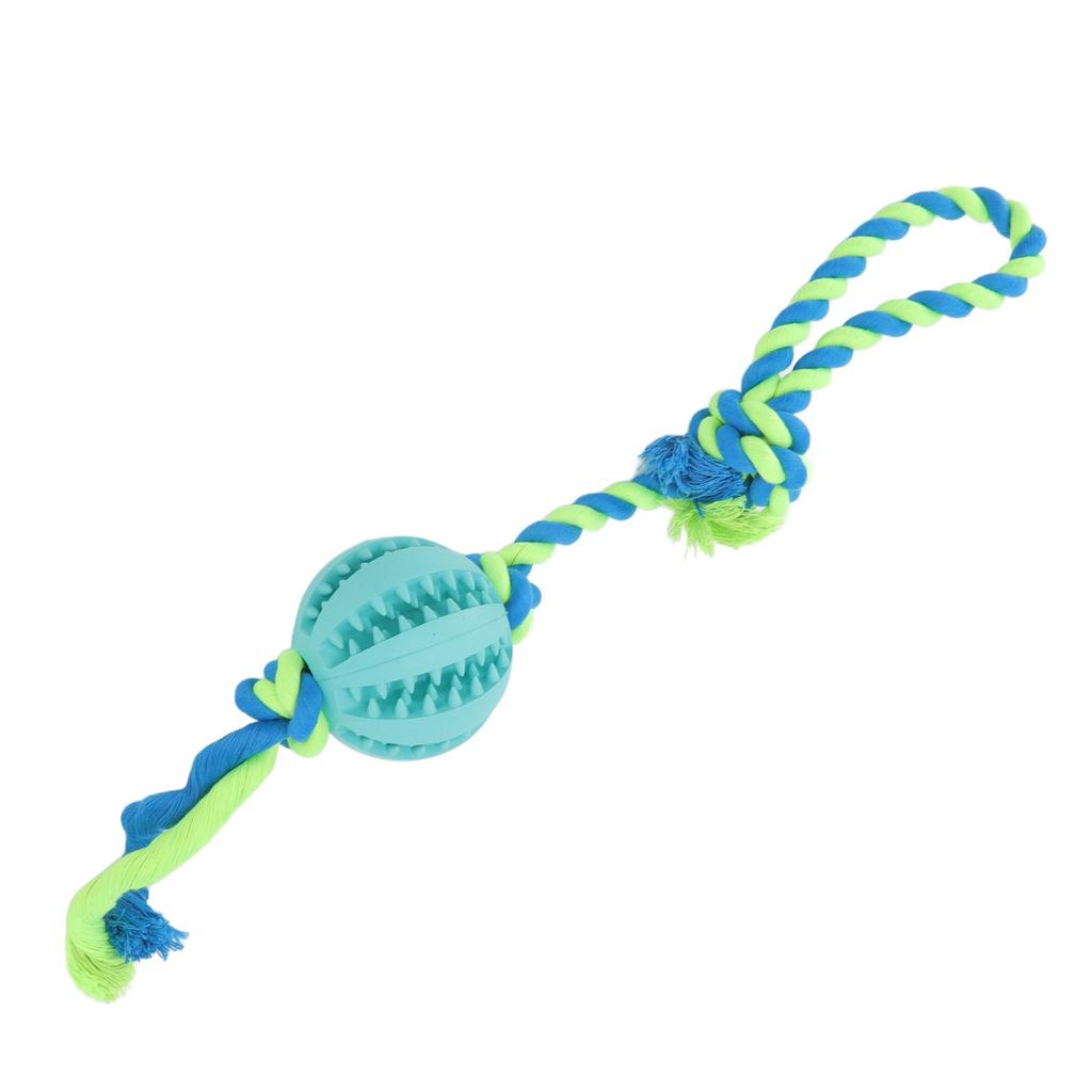 Dog Puzzle Teething Toy Bite Resistant Dog Training Treats Teething Rope Toy for Chewing Playing