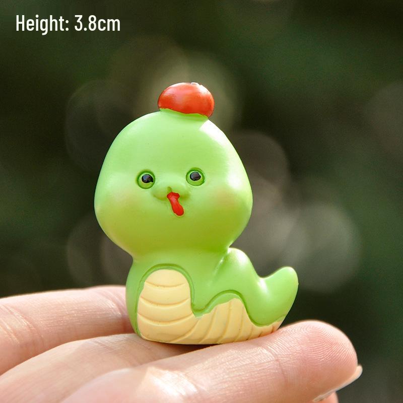 Chinese Zodiac Animal Resin Mini Ornaments for Desk and Car Decor