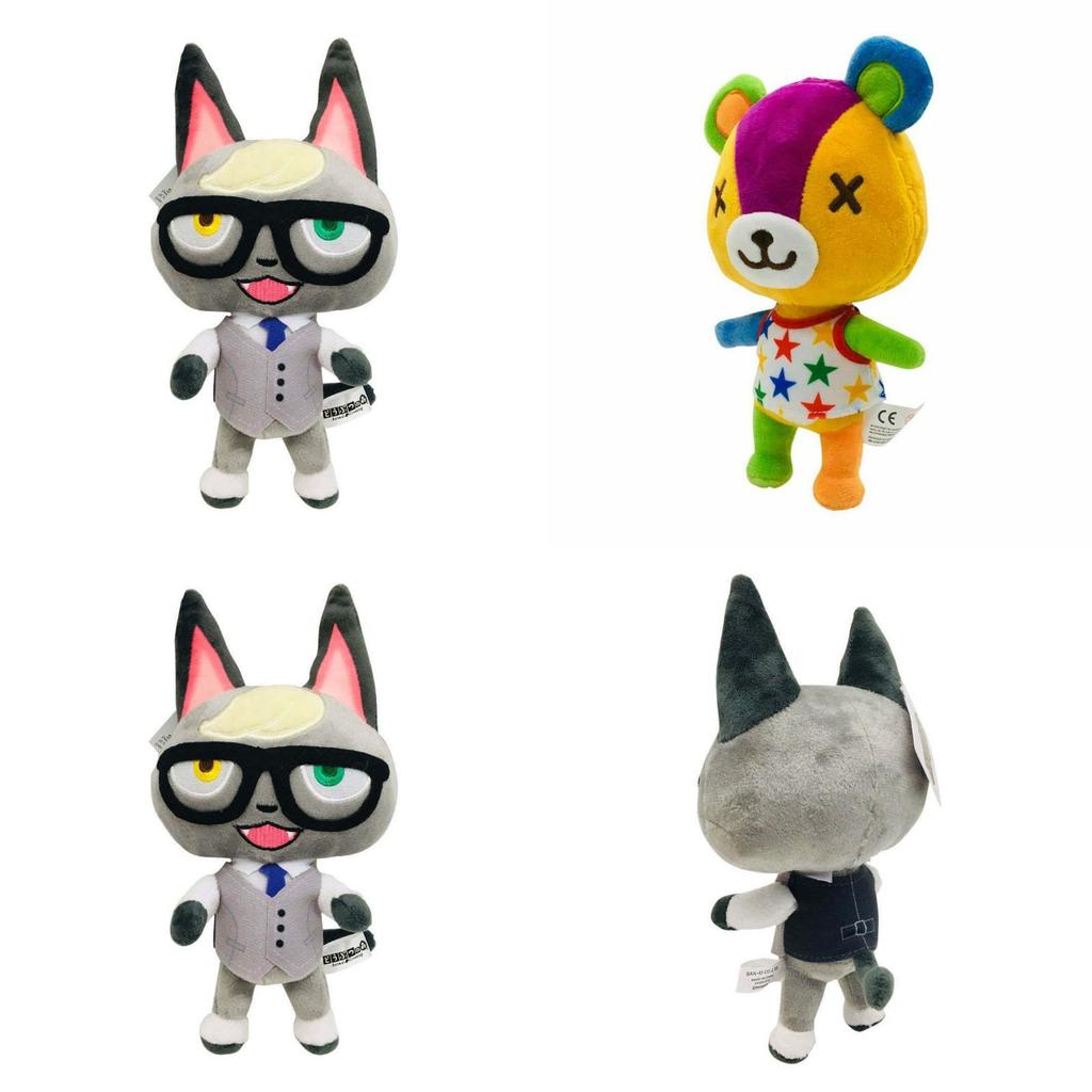 Soft And Adorable Animal Crossing Stitches Bob Marshal Raymond 8-inch Plush Toy Doll