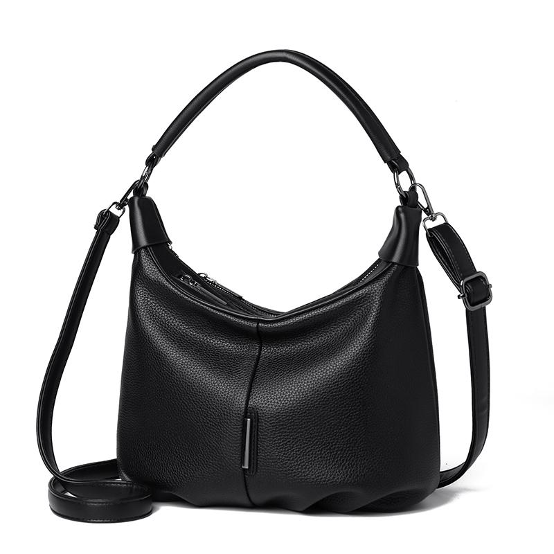 Women PU Leather Hobo Shoulder Bag Adjustable Crossbody Strap Soft Casual Handbag Large Capacity Daily Shopping Work Fashion Ladies Sling Bags