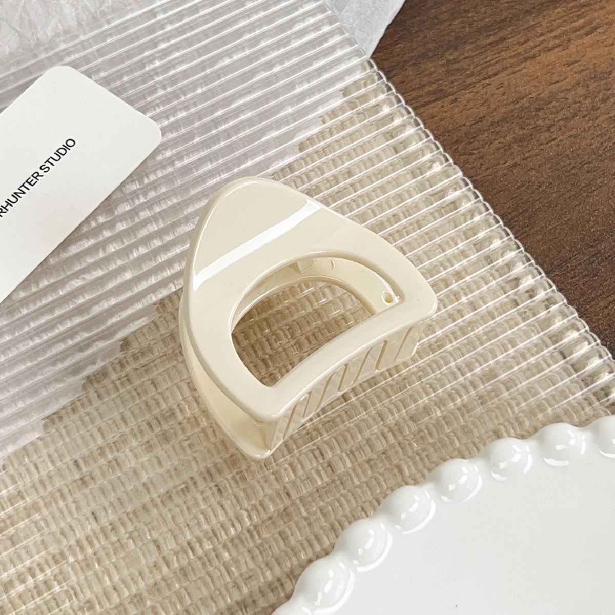 

Усовершенствованная заколка-краб для волос треугольной формы для густых волос - Стильные аксессуары для женской прически полупучок