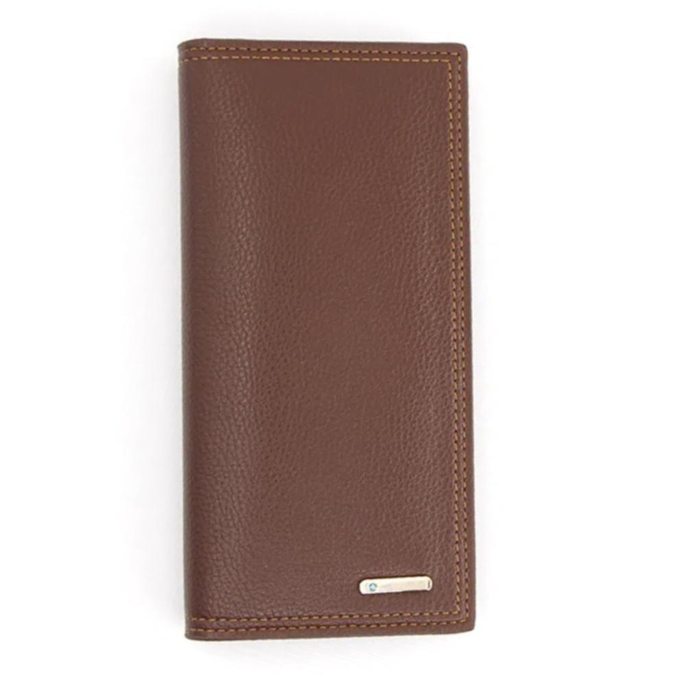 Solid Color PU Men's Long Wallet Zipper Large Capacity Male Leather Purse Handbag Multi-position Card Wallet