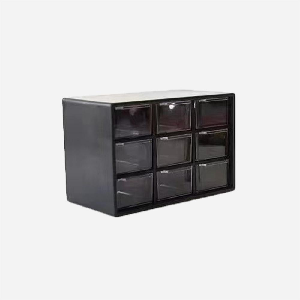 Desktop 9 Grid Storage Boxes Small Drawer Partitioned Student Desk Wall-mounted Sundries Organizer Box for Mini Drawers