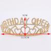 Rhinestone Birthday Queen Crown & Princess Sash Headpiece