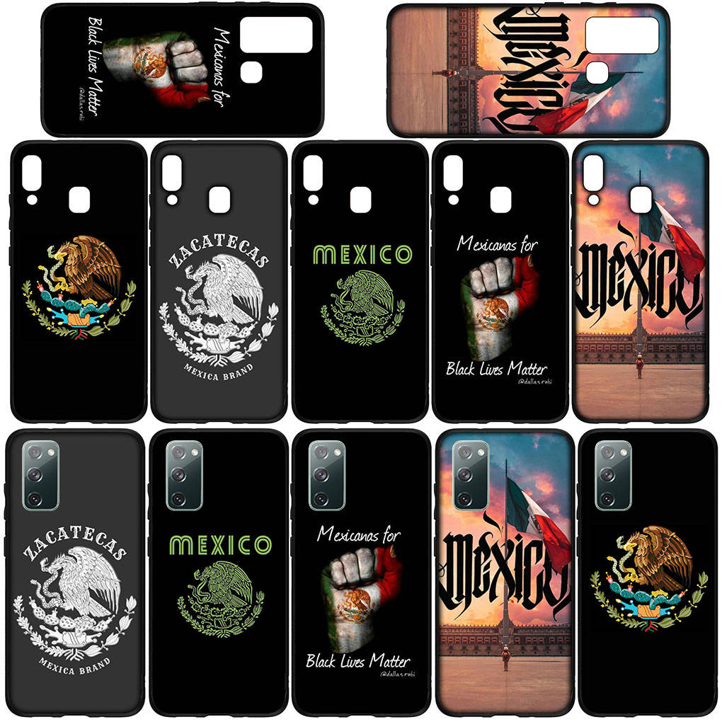 for Samsung Galaxy S24 S23 iPhone 16 15 14 Xiaomi Redmi Note 13 12 11 10 8 Plus 9 Pro Max X XR 14C Phone Case Mexico Flag Mexican OPPO Huawei Cover
