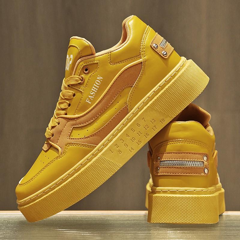 Unisex Fashion Sneakers With Skull Print Low-Heel Casual Shoes Youth Daily Wear