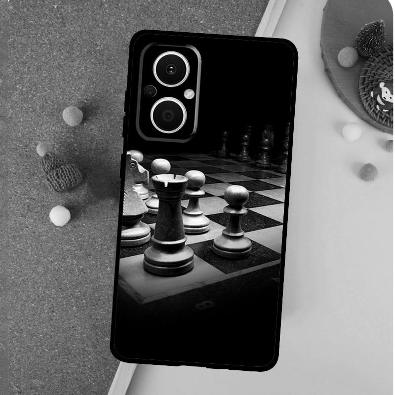 Chess Case For OPPO Reno 13F 12F 11F 8T 7 8 10 11 12 13 Pro OPPO Find X8 Pro X6 X3 X5 Lite Cover
