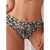Vintage Brown Leopard Print Bikini Set 2026 Women Front Tie Push Up High Waist Swimsuit Bathing Suit Vacation Two Piece Swimwear