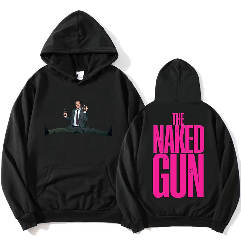 The Naked Gun Movie Hoodies Long Sleeve Fashion Hooded Sweatshirts Casual Autumn Fleece Female Pullovers Film Graphic Print Tops