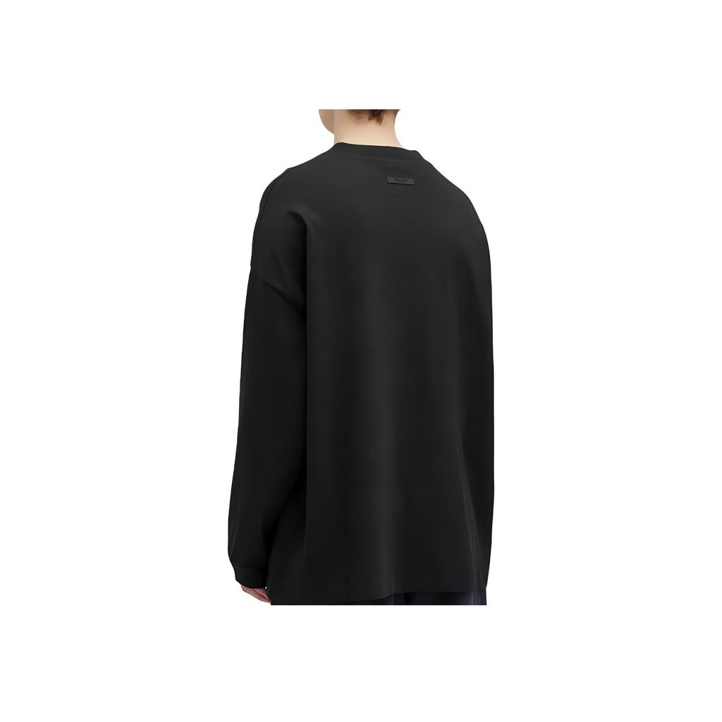 Fear of God Essentials Jersey Long-Sleeve Tee Black Men Tops 125HO244200F