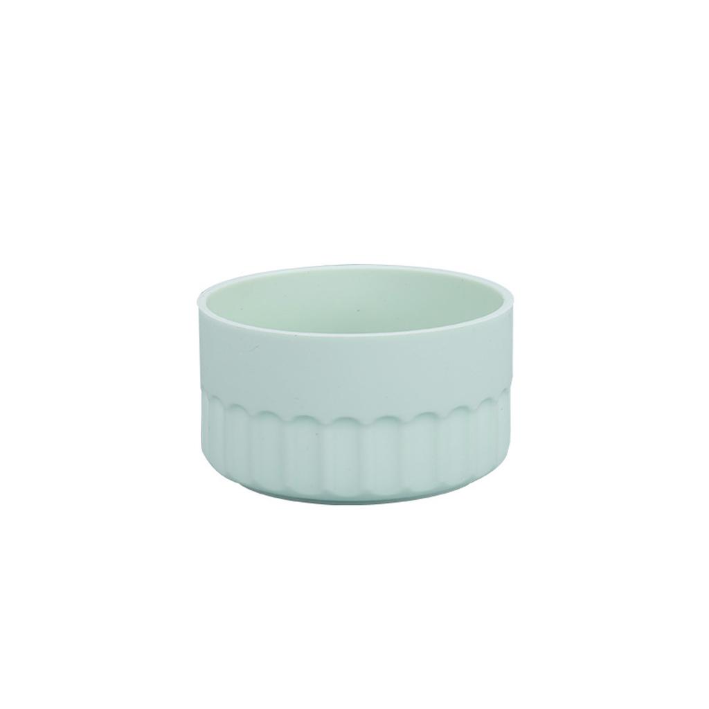 8cm Silicone Solid Color All-match Fashion Environmental  Space Cup Bottom
