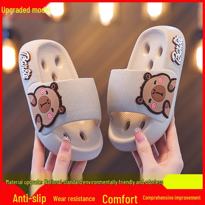 2026 Capybara Kids' Quick-Dry Non-Slip Summer Slippers and Sandals