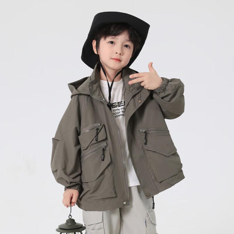 Boys' Casual Spring/Autumn Windbreaker Jacket
