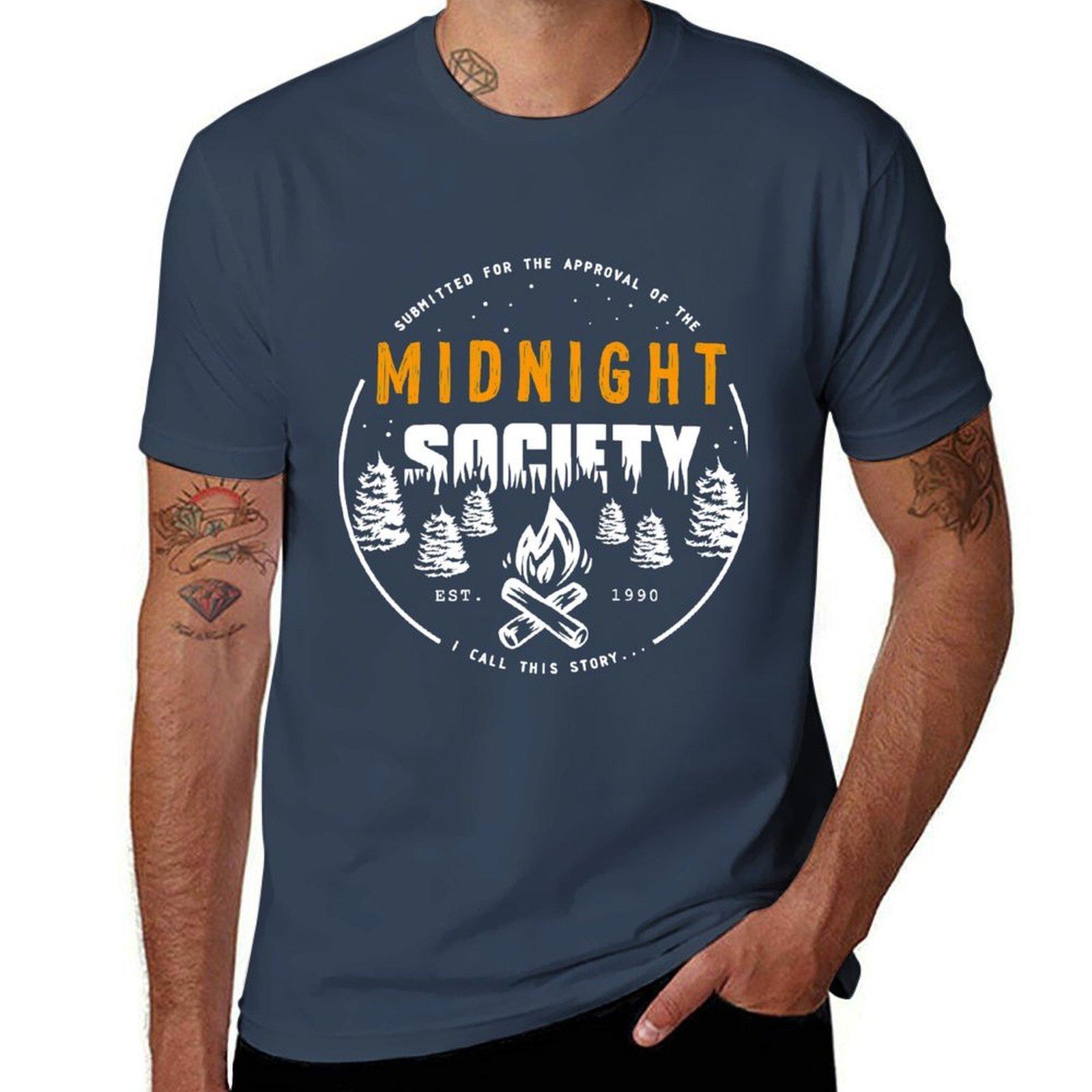 Midnight Society Shirt Tshirt Summer Holiday Casual Tee S