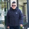 2026 Men's Plus Size Loose-Fit White Duck Down Winter Jacket - Extra Large Short Coat
