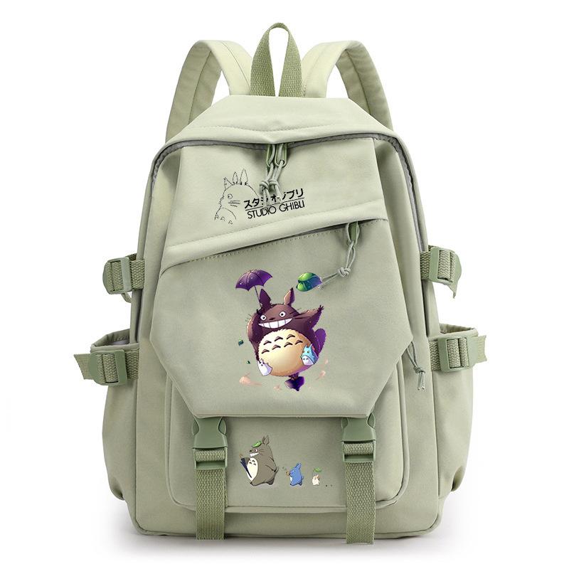 Totoro Dorado cute cartoon peripheral children's school bag spine care primary and secondary school backpack
