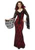 Vampiress Adult Costume Vampiress Adult Costume for Halloween Small Size (6-8)