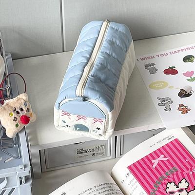 1Pcs Cute House Pen Bag Large Capacity Storage Stationery Stationery Box Student Pen Bag Korean Stationery Pencil Case Pencil Pouch