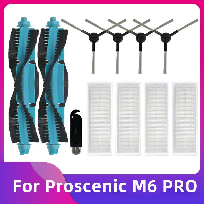 Fit For Proscenic M6 PRO Robot Vacuum Cleaner Main Brush Side Brush Hepa Filter Mop Pad Replacement Spare Parts Accessories