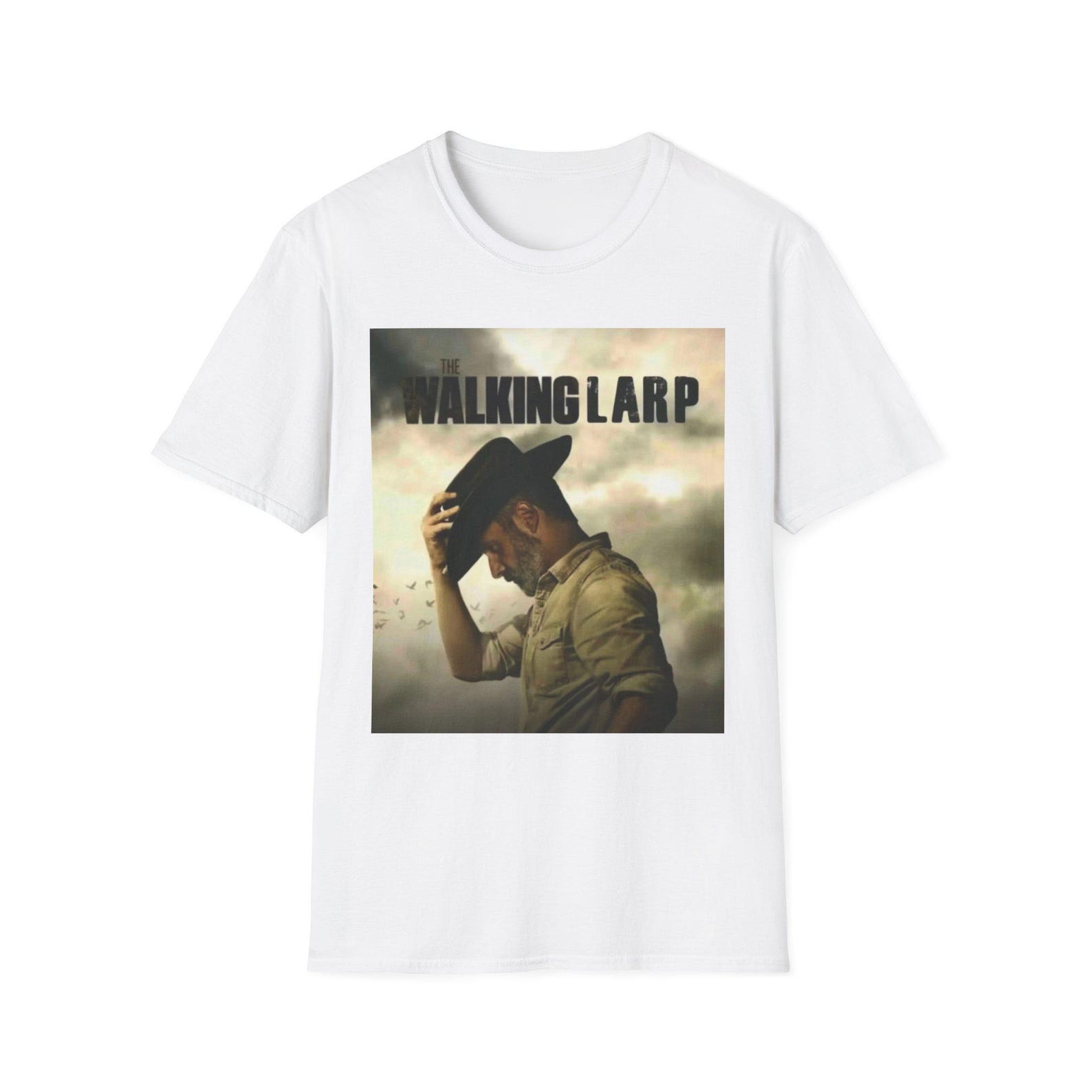 The Walking LARP T-Shirt , The walking dead clothing, graphic funny tshirts, larp , the walking dead memes, unisex 4XL