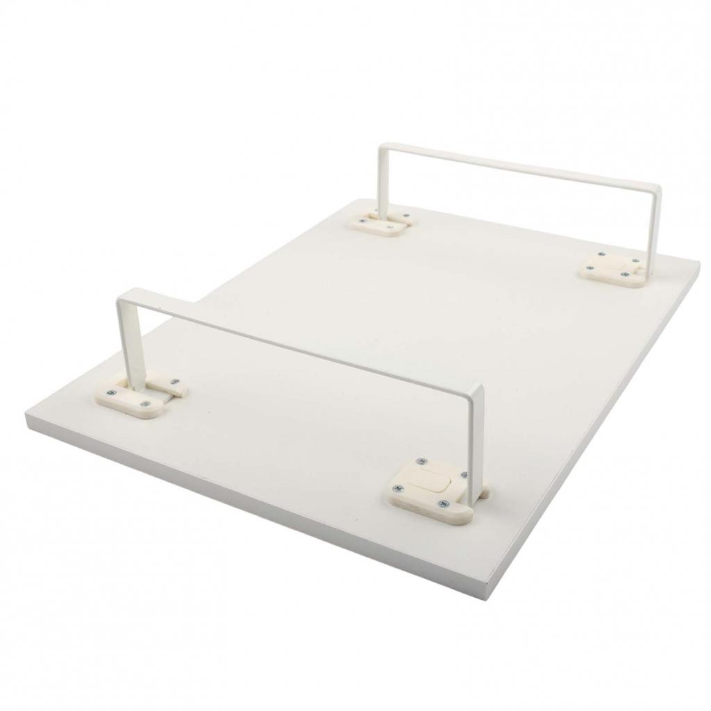 Mikrowellenregal Metall Holz Küchenständer 30x40cm Schwarz Weiß Gelb