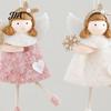 Nordic Style Holiday Decor Christmas Plush Doll Ornament, Xmas Tree Decorative Angel Easy Hanging Ornament Pendant for Tree, Winter Home Party